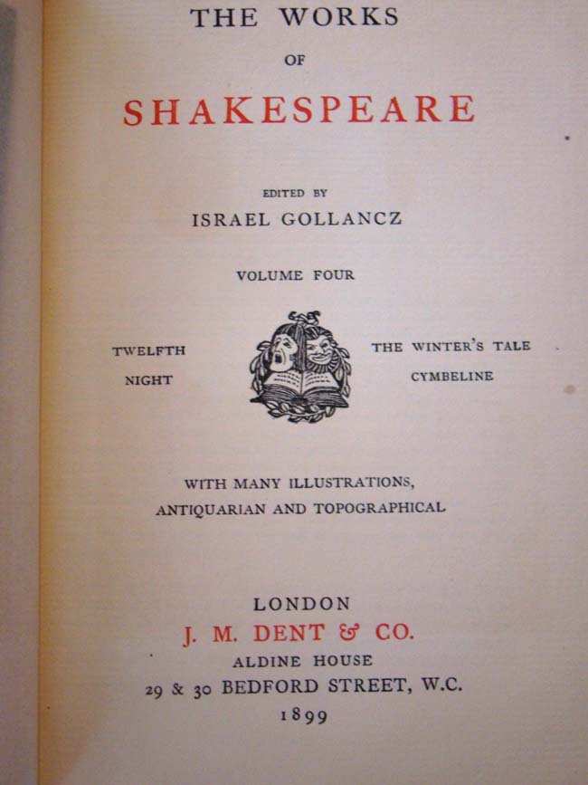 "The Complete Works of William Shakespeare" in 12 volumes published in 1899 — image 2